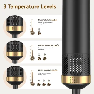 Auto-Wrap Airstyler 5-in-1 Heteluchtborstel Set