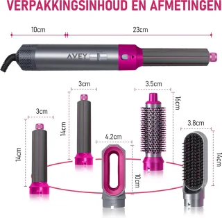 AVEY Airstyler V3 Föhnborstel Set