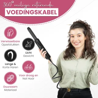 Azorix 5 in 1 Airstyler Zwart
