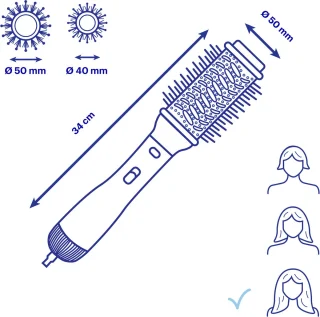 BaByliss Big Hair Dual AS952E Föhnborstel