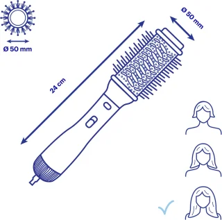 BaByliss Hydro Fusion Fohnborstel AS773E