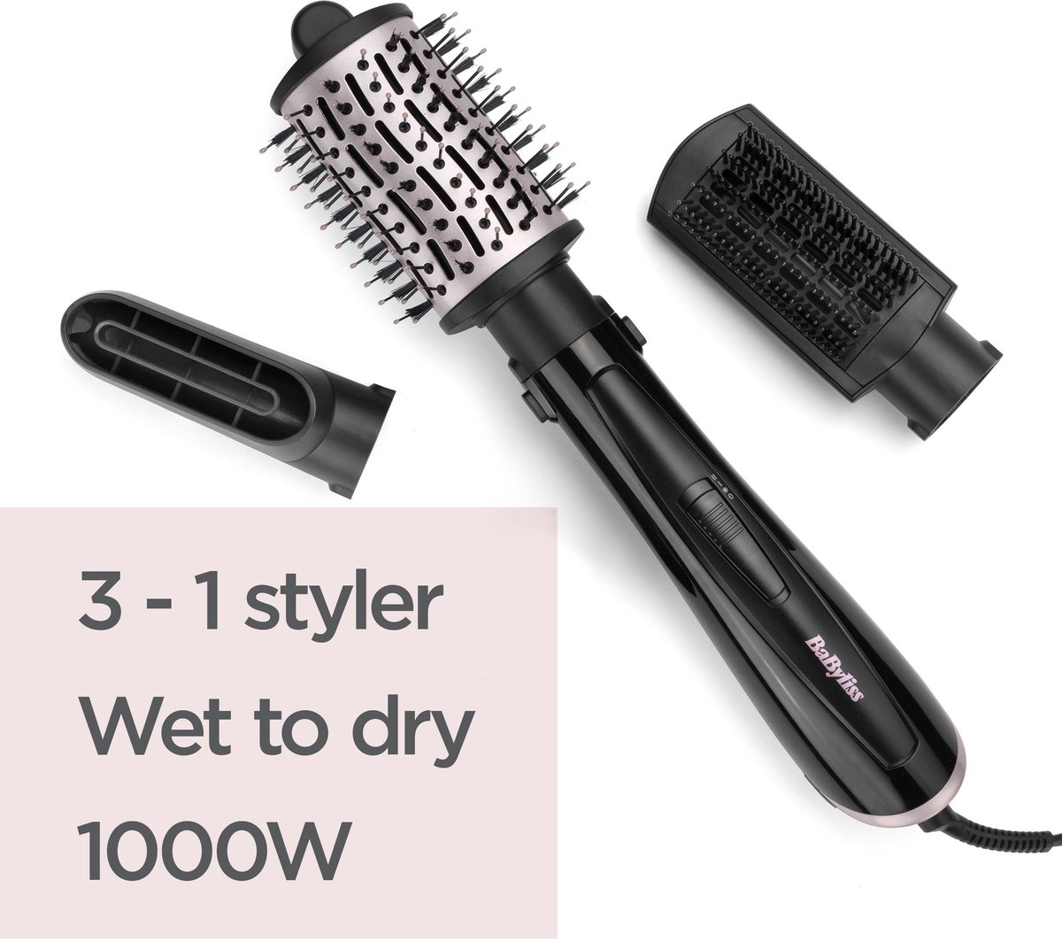 Wat vinden we goed aan de BaByliss Style Smooth 1000 AS128E Föhnborstel