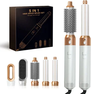 Bech 5-in-1 Föhnborstel White Gold Edition