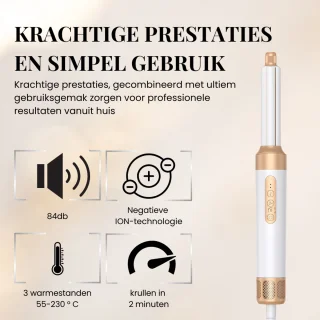 Bellezabo Airstyler Pro 7-in-1 Wit