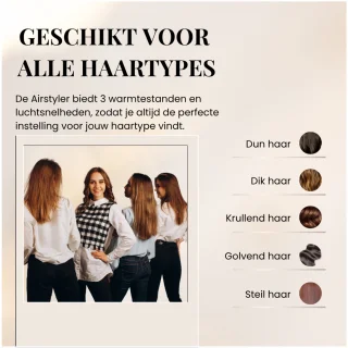Bellezabo Airstyler Pro 7-in-1 Zwart