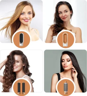 Besjaar Airstyler 5-in-1 Multistyler 2025 Wit/Goud