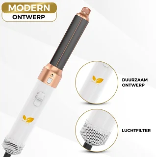 Besjaar Airstyler 5-in-1 Multistyler 2025 Wit/Goud