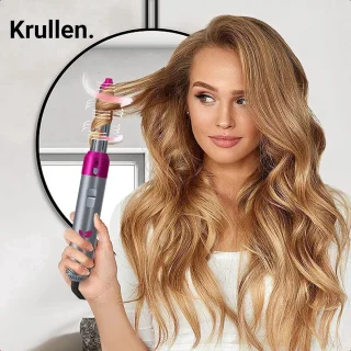 Besjaar Airstyler Krultang 5-in-1 Multistyler Rozen Zilver 2025