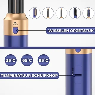 Besjaar multistyler 5-in-1 haardroger en krultang 2025