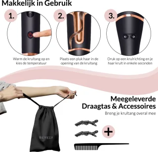 Beyeza 5-in-1 Automatische Krultang