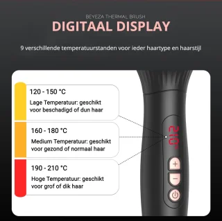 Beyeza Thermal Brush Keramische Warmteborstel