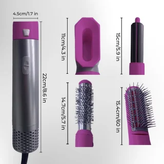 Blossombel Brush Kit 5-in-1 Hair Dryer