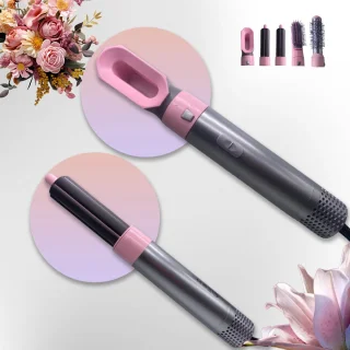 Blossombel Brush Kit 5-in-1 Hair Dryer Rose/Gray