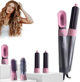 Blossombel Brush Kit 5-in-1 Hair Dryer Rose/Gray