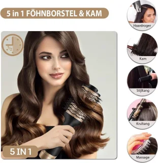 Blossombel Föhnborstel 1200W Ionisch 4-in-1