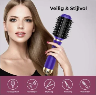 Blossombel Magic Fohnborstel 3 Ovaal Zwart 1200W