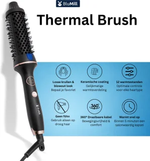 BluMill Thermal Brush ∅35 mm keramische krulborstel