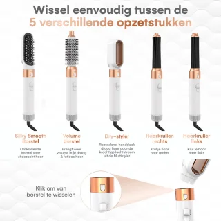 Bolt Electronics Airstyler 5-in-1 Krultang Wit