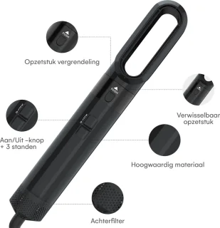 Bolt Electronics Airstyler 5-in-1 Krultang Zwart