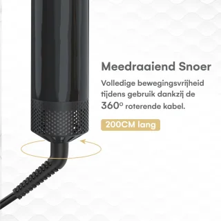 Bolt Electronics Airstyler 5-in-1 Krultang Zwart