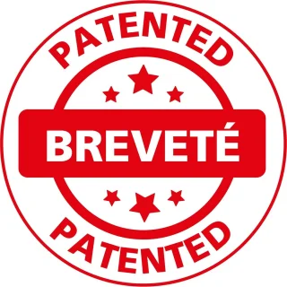 Borstel synthetische vezels - bruin