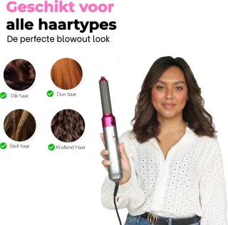 BrinQ Goods 5 in 1 Multistyler Pro Roze