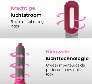 BrinQ Goods 5 in 1 Multistyler Pro Roze