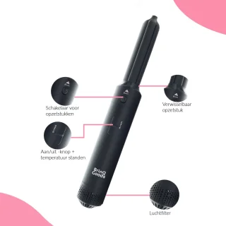 BrinQ Goods 5-in-1 Multistyler Pro Zwart