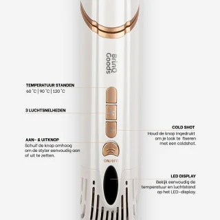 BrinQ Goods FlexPro 7-in-1 Airstyler Met Opbergcase