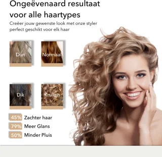 BS® Multistyler Airstyler Pro 8-in-1 Haardroger en Krultang