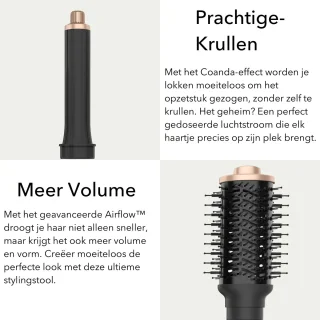 BS® Multistyler Airstyler Pro 8-in-1 Haardroger en Krultang