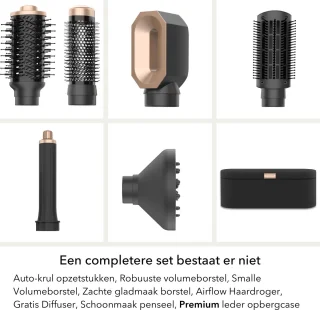 BS® Multistyler Airstyler Pro 8-in-1 Haardroger en Krultang