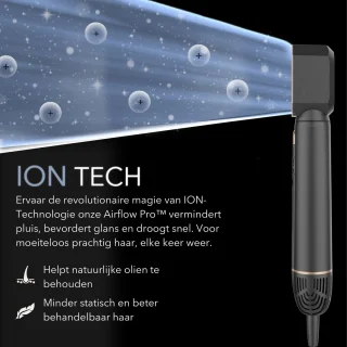 BS® Multistyler Airstyler Pro 8-in-1 Haardroger en Krultang