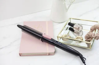 Carmen CB3085 Krulborstel Zwart/Roze