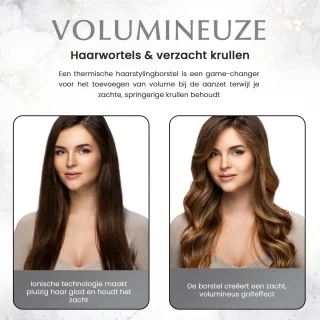 CASSICO Thermal Brush keramische warmteborstel zilver