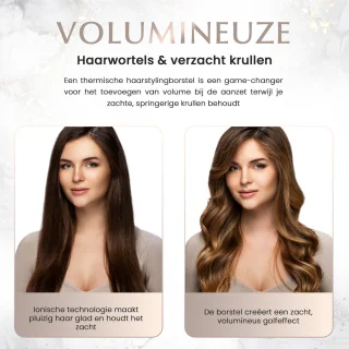 CASSICO Thermal Brush Zwart keramische warmteborstel