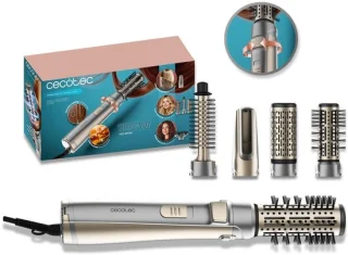 Cecotec CeramicCare 5in1 AirBrush Gyro roterende luchtborstel met 5 opzetstukken