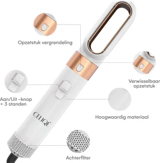 CELIQE™ 5-in-1 Airstyler Föhnborstel Wit