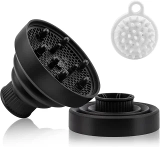 CLVP Diffuser Krulborstel Universeel Zwart
