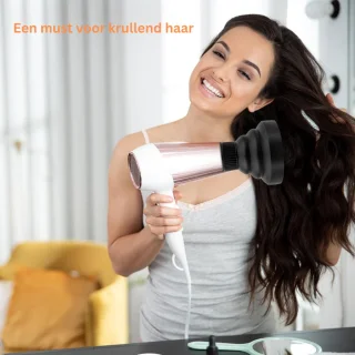 CLVP Diffuser Krulborstel Universeel Zwart