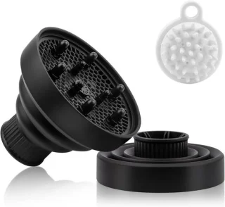 CLVP Diffuser Krulborstel Universeel Zwart
