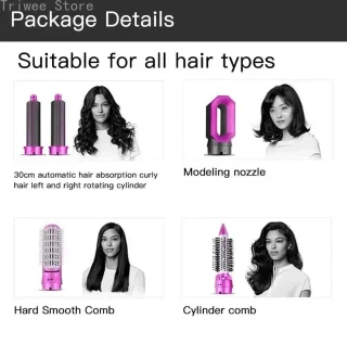 Collox 5-in-1 Haarstyler Rose Red