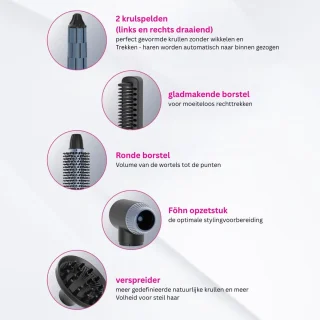 CRLYN® Haardroger met Borstel Multistyler