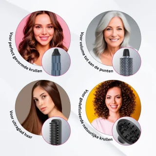 CRLYN® Haardroger met Borstel Multistyler