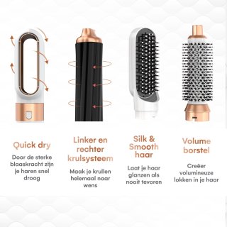 Curliqe™ 5-in-1 Multistyler Wit