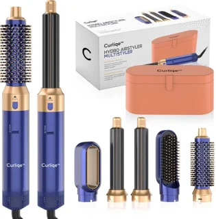 Curliqe™ föhnborstel airstyler multistyler blauw