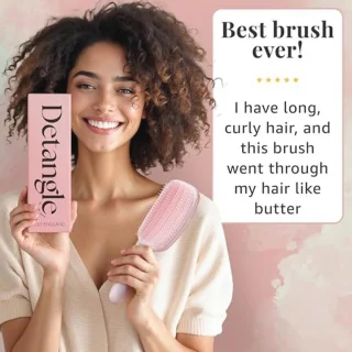 Curly Hair Detangling Brush