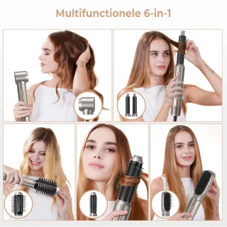 Curly Twist Air Style 6-in-1 föhnborstel