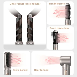 Curly Twist Air Style 6-in-1 föhnborstel