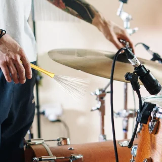 Drum borstels - 35 cm - assorti